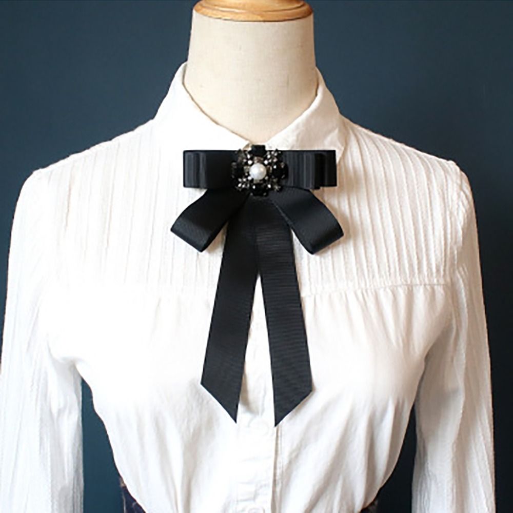 Fashion Polyester Ribbon Bowkn - Bow Tie Pre Tied ulasan dan harga