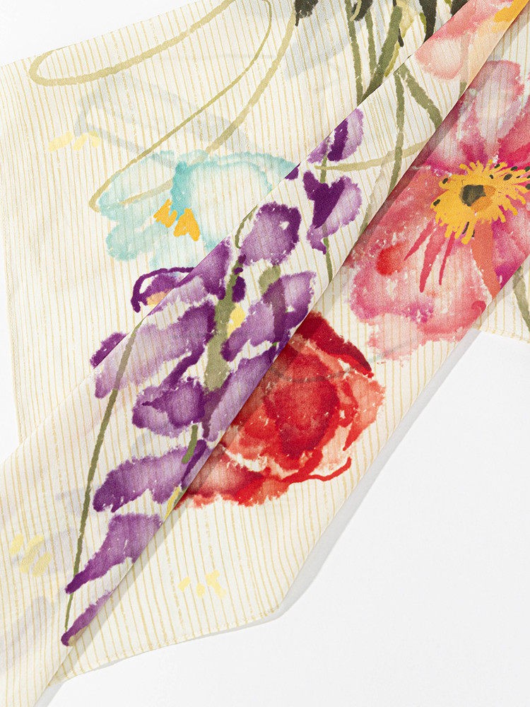 Original Spring Garden Print S - Scarf Silk Square ulasan dan harga