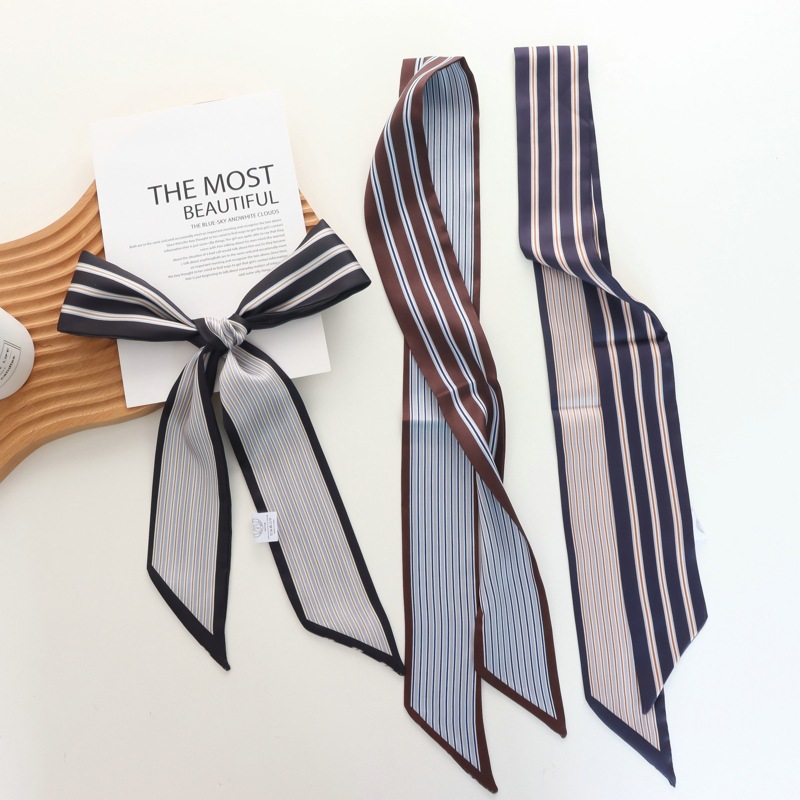 2025 New Striped Small Silk Sc - Silk Tie Striped ulasan dan harga