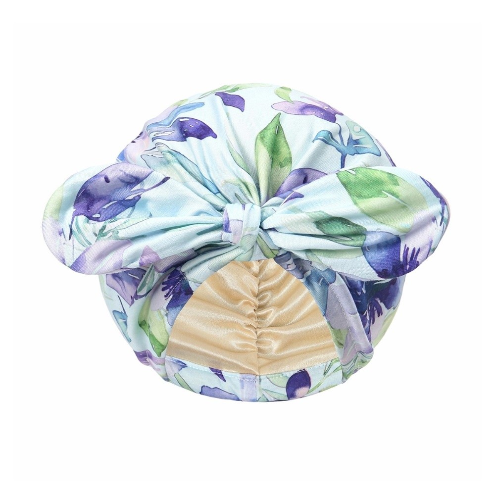 Satin Lined Bandana Turban Hat - Bow Tie Pre Tied ulasan dan harga