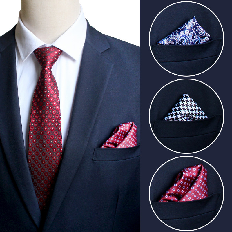 Men's Handkerchief for Paisley - Pocket Square Set ulasan dan harga